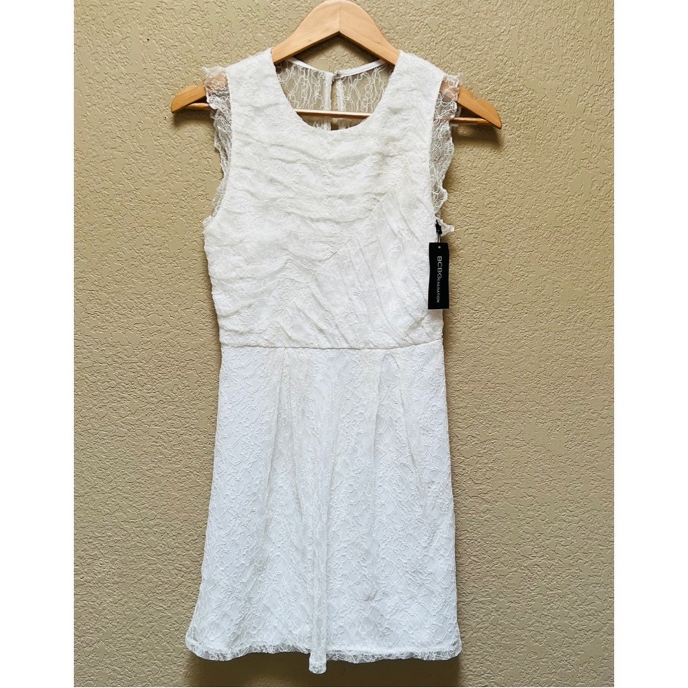 BCBGeneration Women’s White Cocktail Dress Size 0